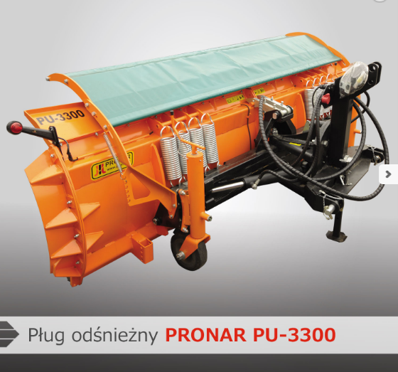 Pługi odśnieżne PRONAR PU-2600 i PU-3300